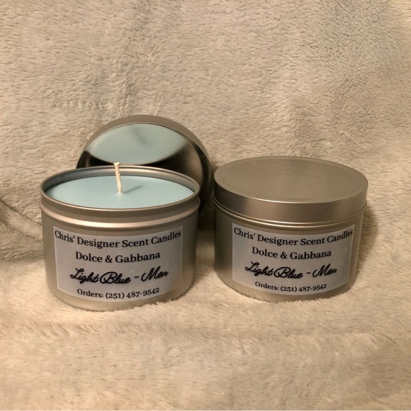 dolce gabbana light blue candle